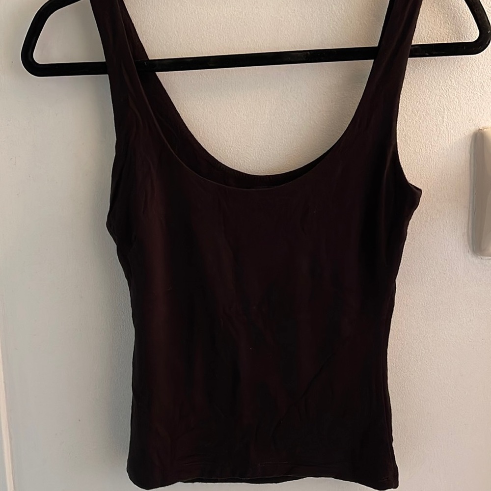 Double layered tank crop top